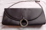 Black Silk Handbag