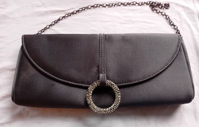 Black Silk Handbag