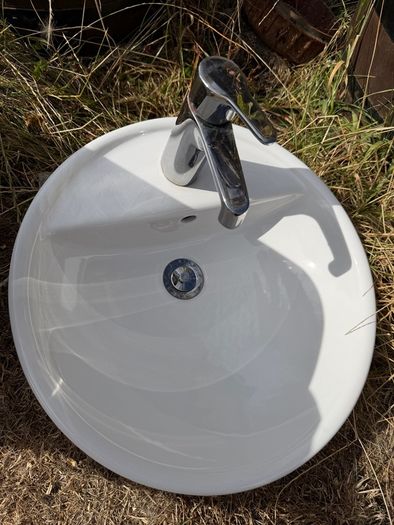 Bathroom Sink and Mixer Tap