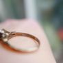 Vintage Sterling Silver 925 gold plated Ring 2,2g Image 5