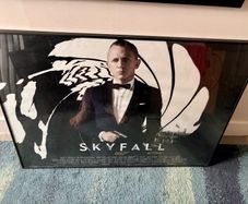 Framed Skyfall Cinema Poster