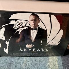 Framed Skyfall Cinema Poster