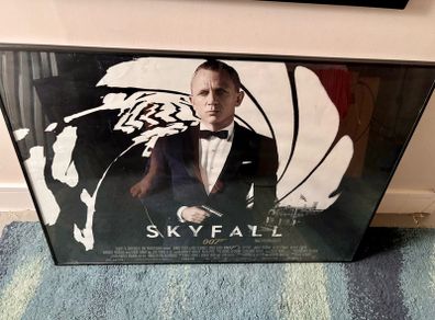 Framed Skyfall Cinema Poster