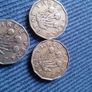 Scottish Brass Three Pence Coins. Sequential.  Bargain. Image 7