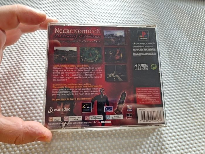 Necronomicon The Dawning of Darkness PlayStation1 Ps1 PlayStation2 Ps2 Games Original