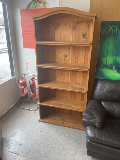 wooden storage unit