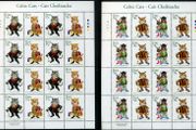 2007 Ireland Celtic Cats (Fat Cat, Celtiger Tigress, Cool Cats &amp; Kilkelly Cat) Commemorative Stamps Sheetlets Plate 1B1B1B1B Mint Never Hinged (MNH)