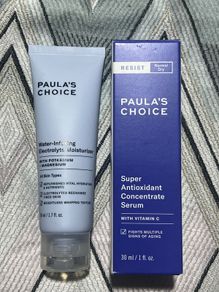 Paula's Choice water infusing electrolyte moisturiser + super antioxidant concentrate serum BNIB