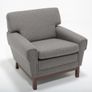 Vintage Grey Tweed Armchair, Sweden, 1960s. Image 3