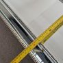 Tall Studded Silver Standing Mirror Image 3