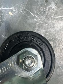 12 industrial spec castor wheels