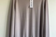 Meadows &amp; Byrne silver turtleneck sweater size 14 to 16 - new