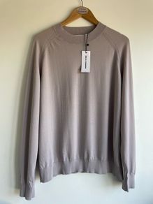 Meadows & Byrne silver turtleneck sweater size 14 to 16 - new