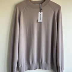 Meadows & Byrne silver turtleneck sweater size 14 to 16 - new
