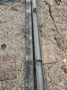 Steel girders. U beam 3.6m x 130mm x 70mm