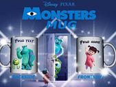 Personalised Monsters cartoon MUG