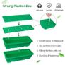 Vertical Garden Herb Raised Bed Freestanding Elevated Planters with 5 Container Boxes, Good for Patio Balcony Indoor Outdoor Image 6