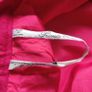 VINTAGE 1980s magenta pink high waist midi skirt Made in Ireland S 10 Barbiecore Image 6