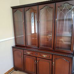 Vintage Mahogany display cabinet