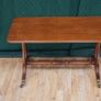 Regency-Style Mahogany Lyre-End Side Table Image 2