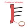 Universal Motors Fender Decoration Car Anti-scratch Anti-collision Decoration Sticker ABS Car Simulation Outlet Side Sticker Image 3