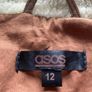 Ladies ASOS Leather Aviator Jacket Size Uk12 Image 8