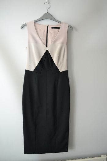Karen Millen Black Tri-tone dress size 10