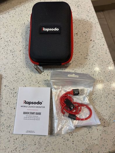 Rapsido 1 MLM - Mobile Launch Monitor. In perfect condition. Still with original box, instructions and charging cable.
