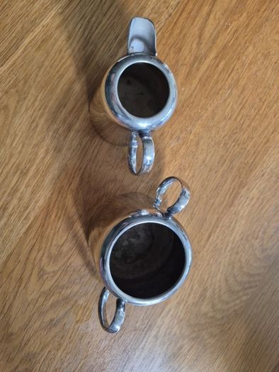Vintage Henry Jenkins EPNS hard soldered blank Silver jug, sugar dish