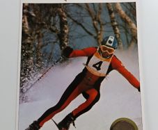 Japan 1972 Winter Olympics, Sapporo UNC 100 Yen Alpine skiing cover