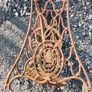 Vintage cast iron Singer treadle sewing machine base Image 9