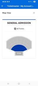 Westlife tickets x 2 standing