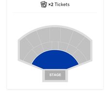 Westlife tickets x 2 standing