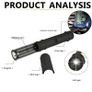 Multifunction Portable COB LED Mini Work Light Inspection Torch Magnetic Base and Clip Maintenance Pen Lamp AAA Battery Image 2