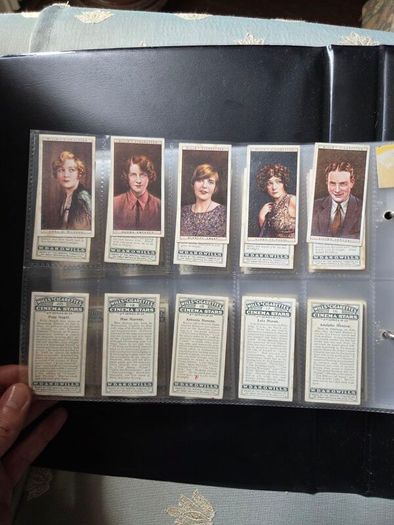 Wills Cigarette cards complete Cinema Stars  series