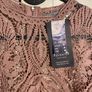 Folkster Lace Blouse / Crop Top | Dusky Rose / Mauve | Size S | BNWT Image 3
