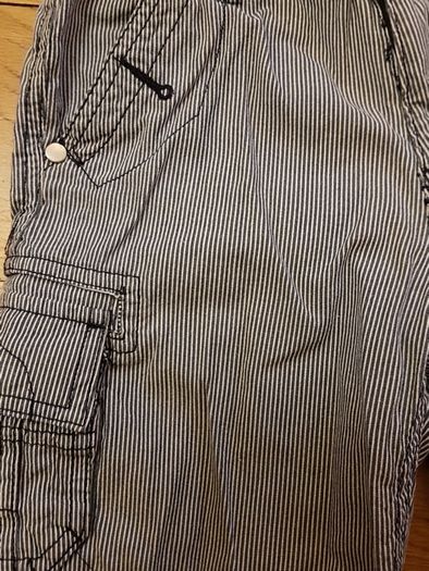 Age 4 NEXT Navy Stripe Cargo Shorts