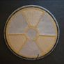 Radiation warning symbol, cloth patch. Image 2