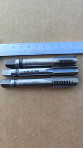 Lot of 3 M15 Taps Set M15x1.0 M15x1.25 M15x2.0 Metric Fine Tool.