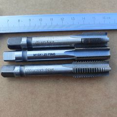 Lot of 3 M15 Taps Set M15x1.0 M15x1.25 M15x2.0 Metric Fine Tool.