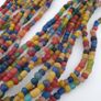 Vintage African Style MultiColor 4-5.5mm Glass Beads Necklace Strands Image 9