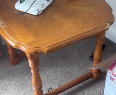 Square side table