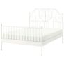 IKEA Leirvik iron double bed frame (white) Image 6