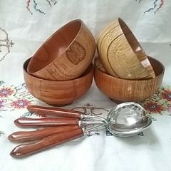 Wooden Bowls & Spoons
