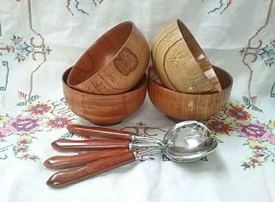 Wooden Bowls & Spoons