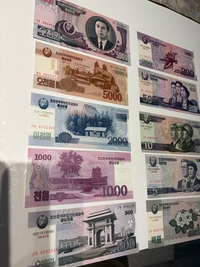 10pcs N.Korea 2002-2013 Won  UNC Banknotes Rare , Hard To Get