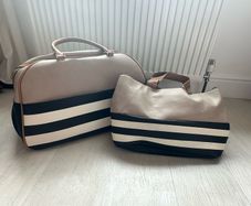 Suitcase and handbag duo