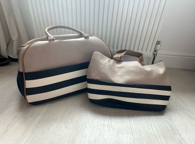 Suitcase and handbag duo