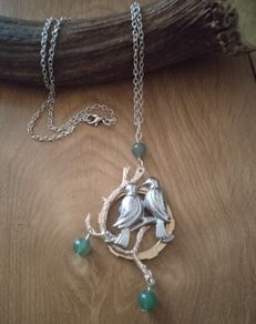 Love birds necklace