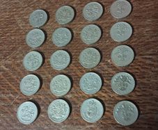 Old 1 Pound Coins x 20